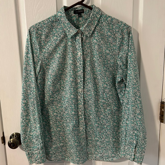 The limited woman long sleeve floral dress shirt - Picture 1 of 6